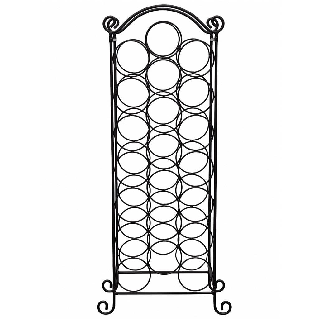 Vinstativ for 21 flasker metall