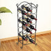 Vinstativ for 21 flasker metall