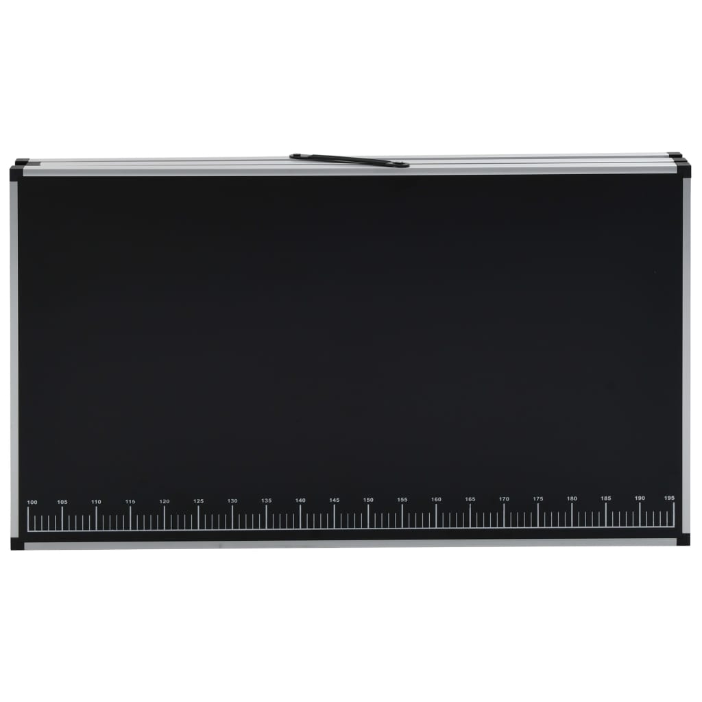 Foldbart tapetbord MDF og aluminium 300x60x78 cm