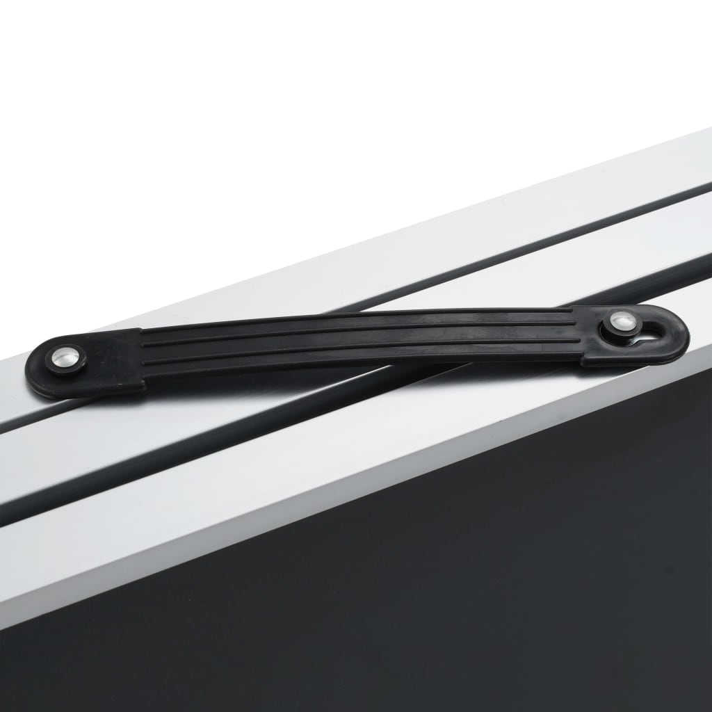 Foldbart tapetbord MDF og aluminium 300x60x78 cm