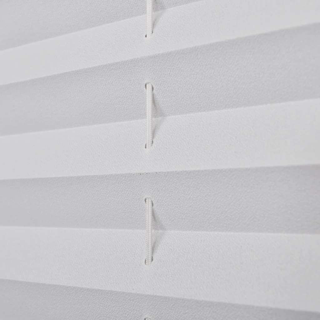 Plissegardiner 50x150cm Hvit