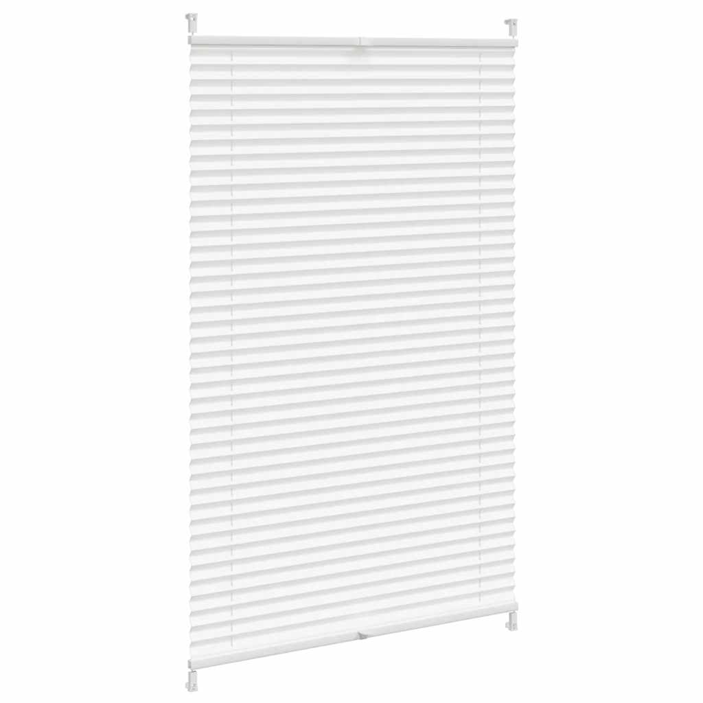 Plissegardiner 70 x 125 cm Hvit