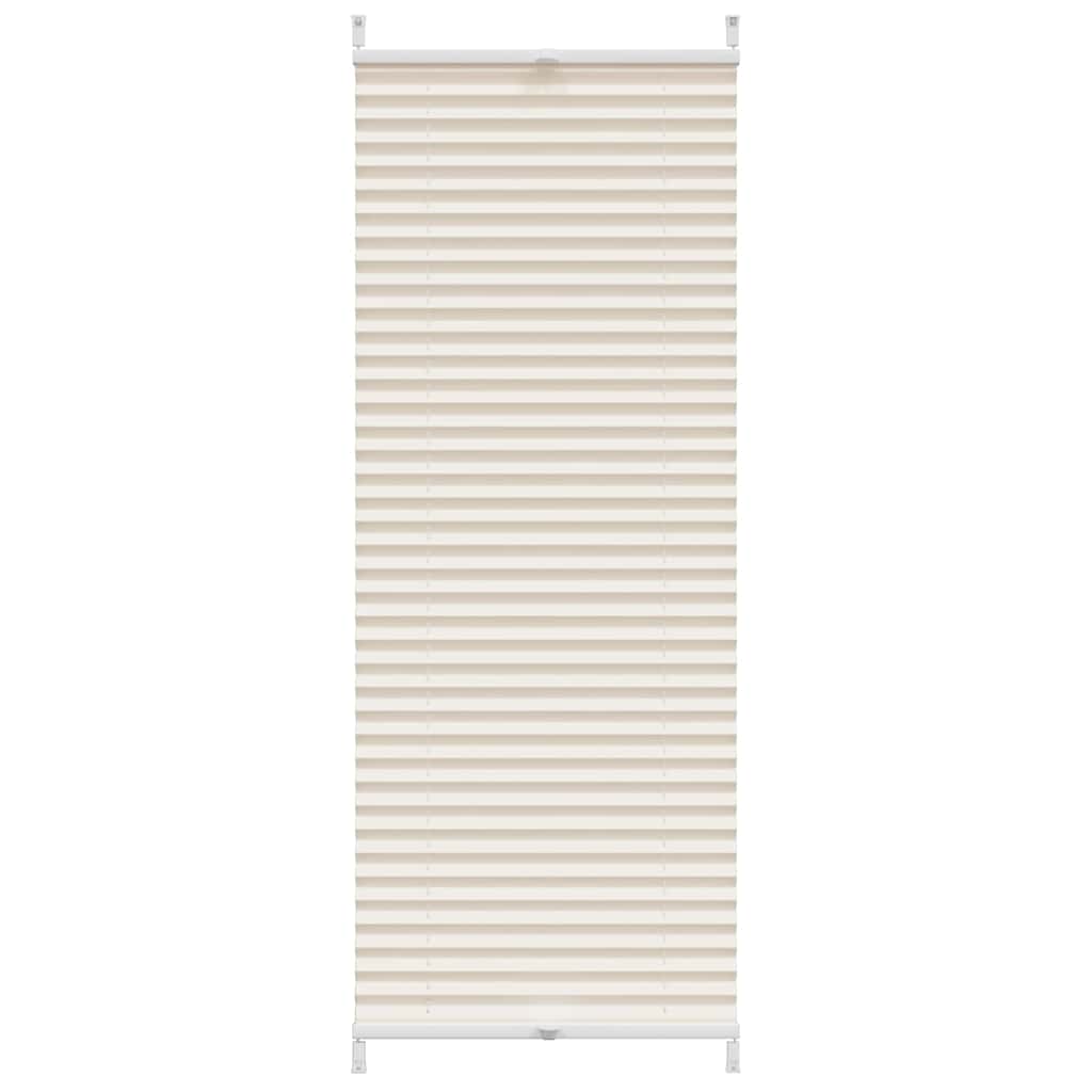 Plissegardiner 50 x 150 cm Krem