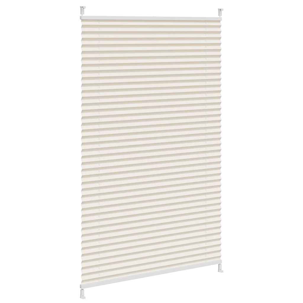 Plissegardiner 70 x 125 cm Krem