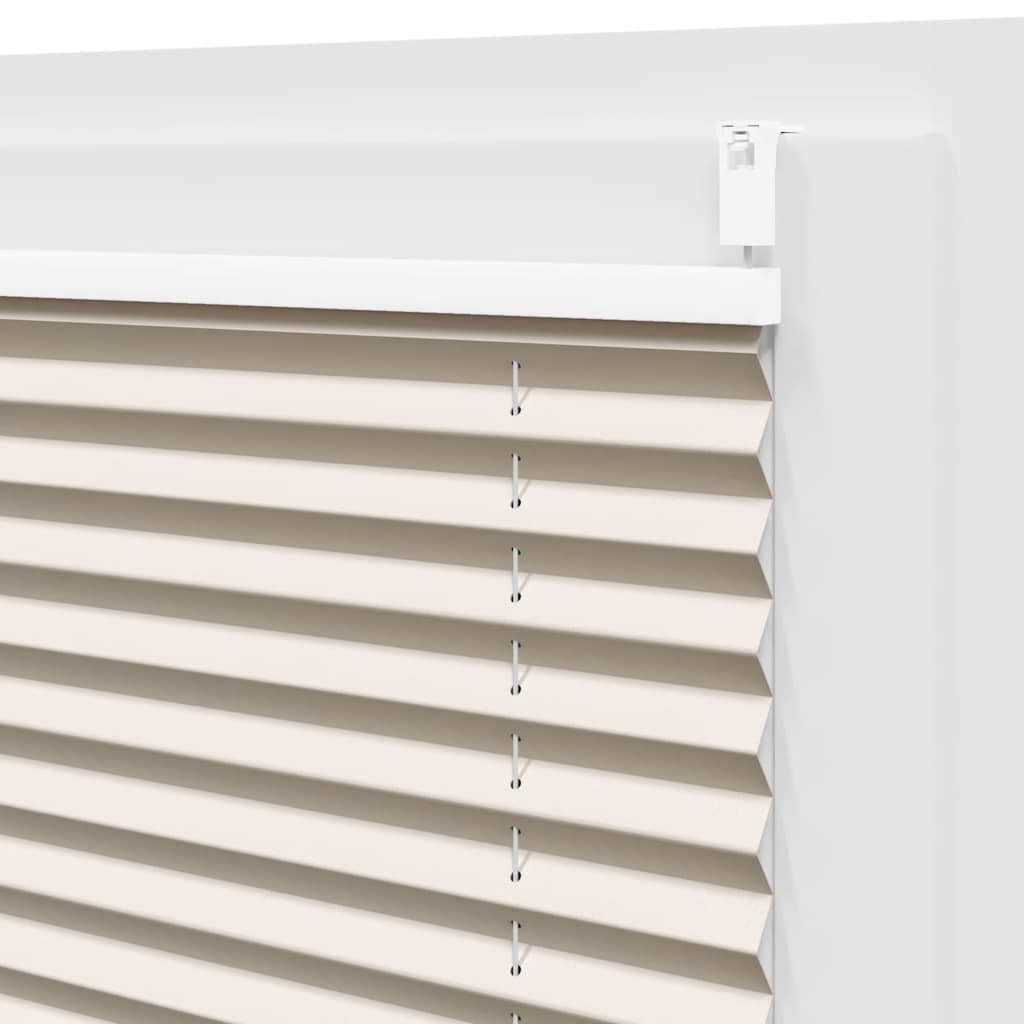 Plissegardiner 70 x 125 cm Krem