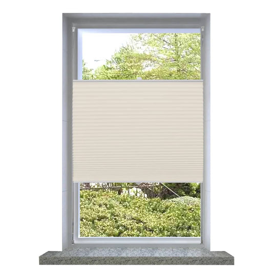 Plissegardiner 110x200cm Krem