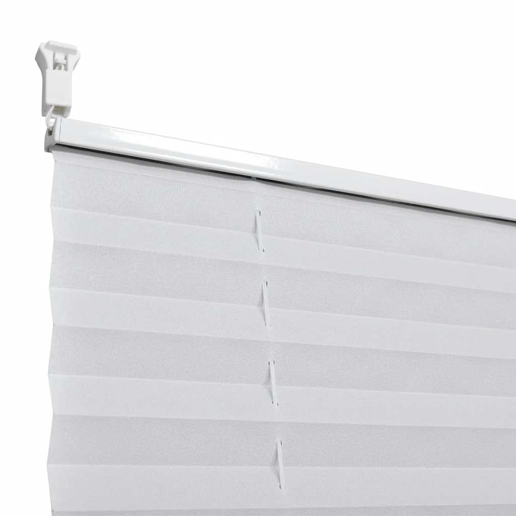 Plisse Persienner 110x125 cm Hvit