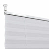 Plisse Persienner 110x125 cm Hvit