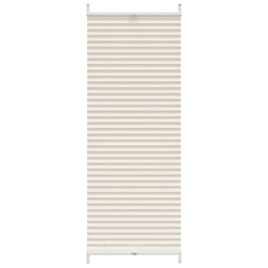 Plissegardiner 40 x 125 cm Krem