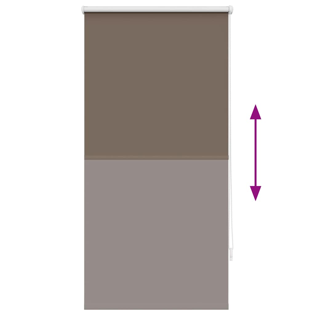 Rullegardin mørklegging 64,4x120 cm stoffbredde 60 cm kaffe