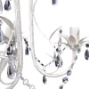 Taklampe/lysekrone elegant hvit