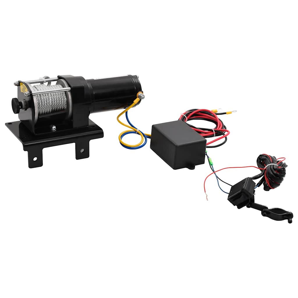 12V Elektrisk Vinsj 1360 KG med Trådløs Fjernkontroll