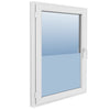 Vindusfilm frostet grå 0,9x10 m PVC