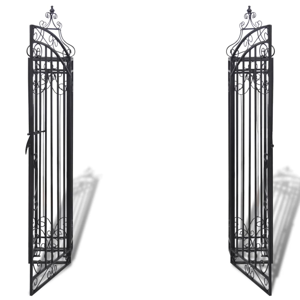 Dekorativ hageport smijern 122x20,5x134 cm