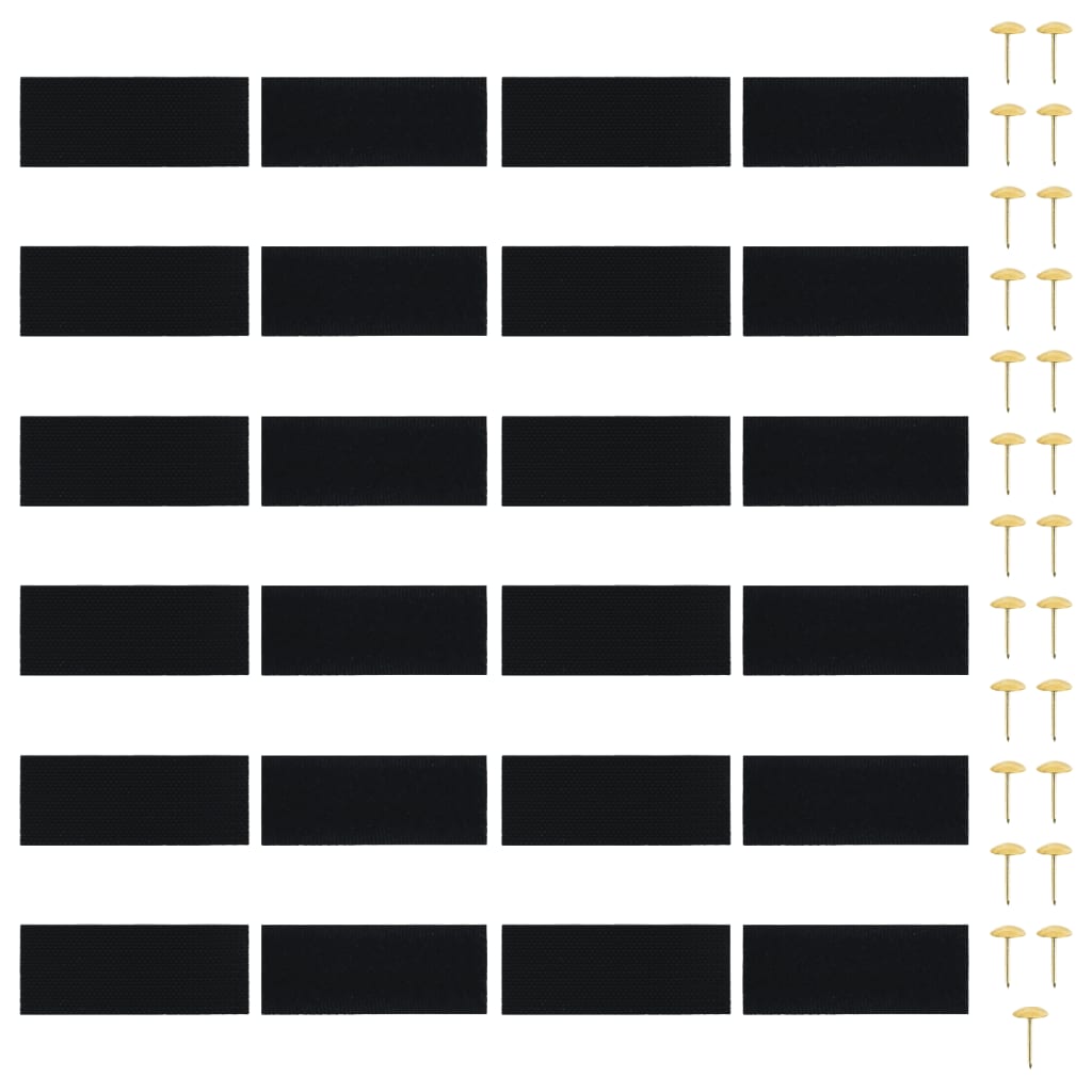 Insekt dørforheng 210 x 100 cm 2 stk magnet svart