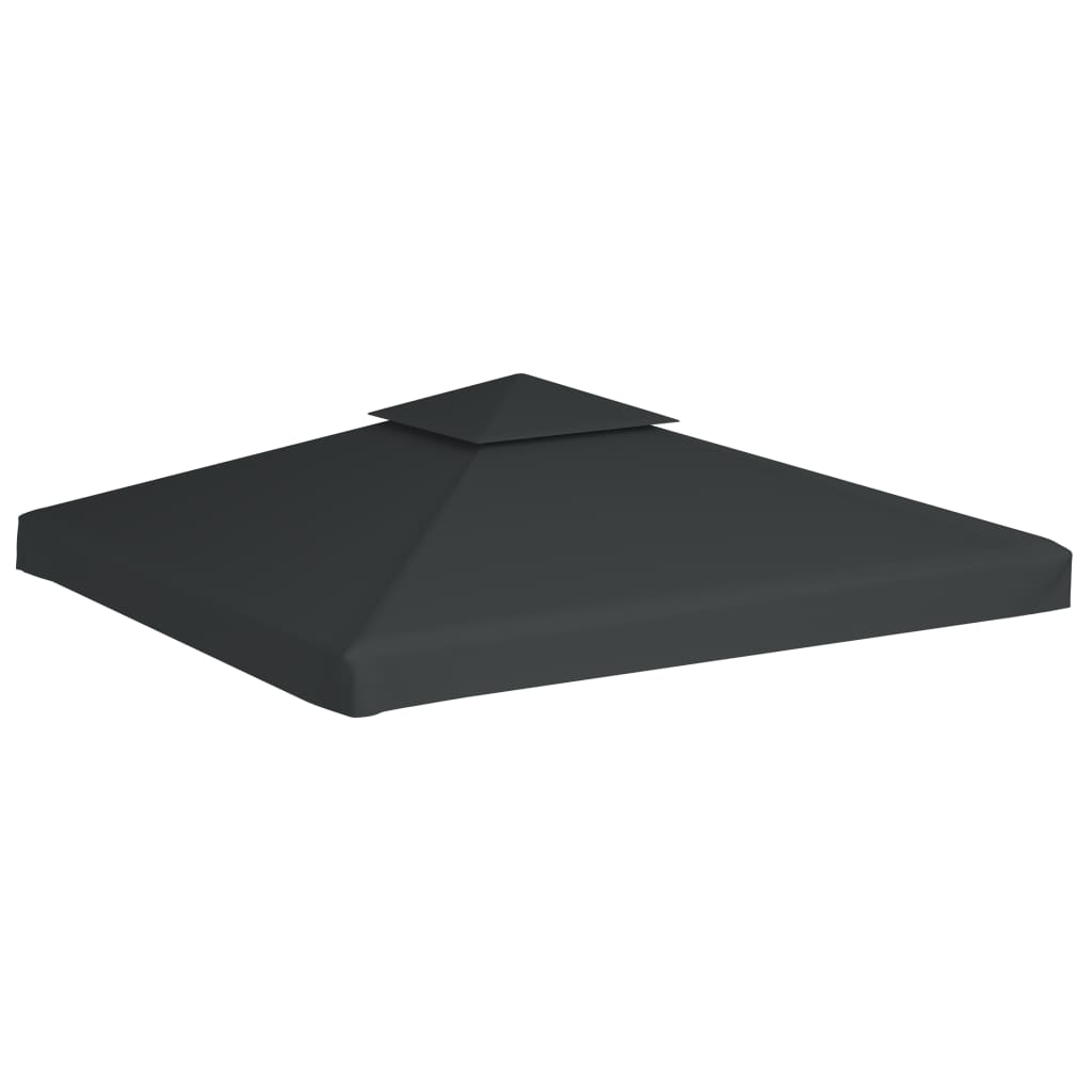 Erstatningstrekk for paviljong 310 g/m² mørkegrå 3 x 3 m vidaXL