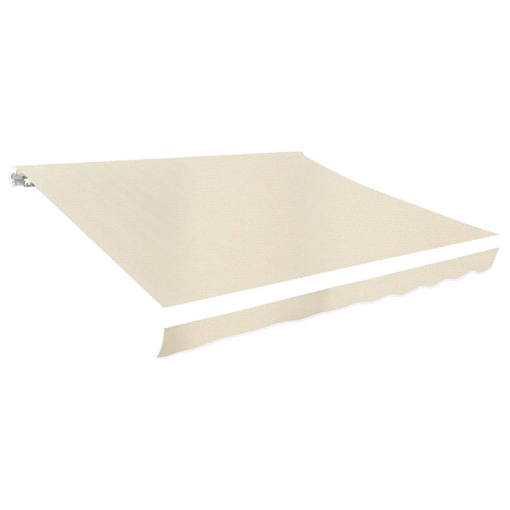 Markiseduk kremhvit 3 x 2,5 m (ramme ikke inkludert) vidaXL