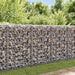 Gabionkurv med lokk galvanisert tråd 100 x 30 x 30 cm