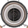Kamado BBQ grill og røykemaskin keramisk 44 cm