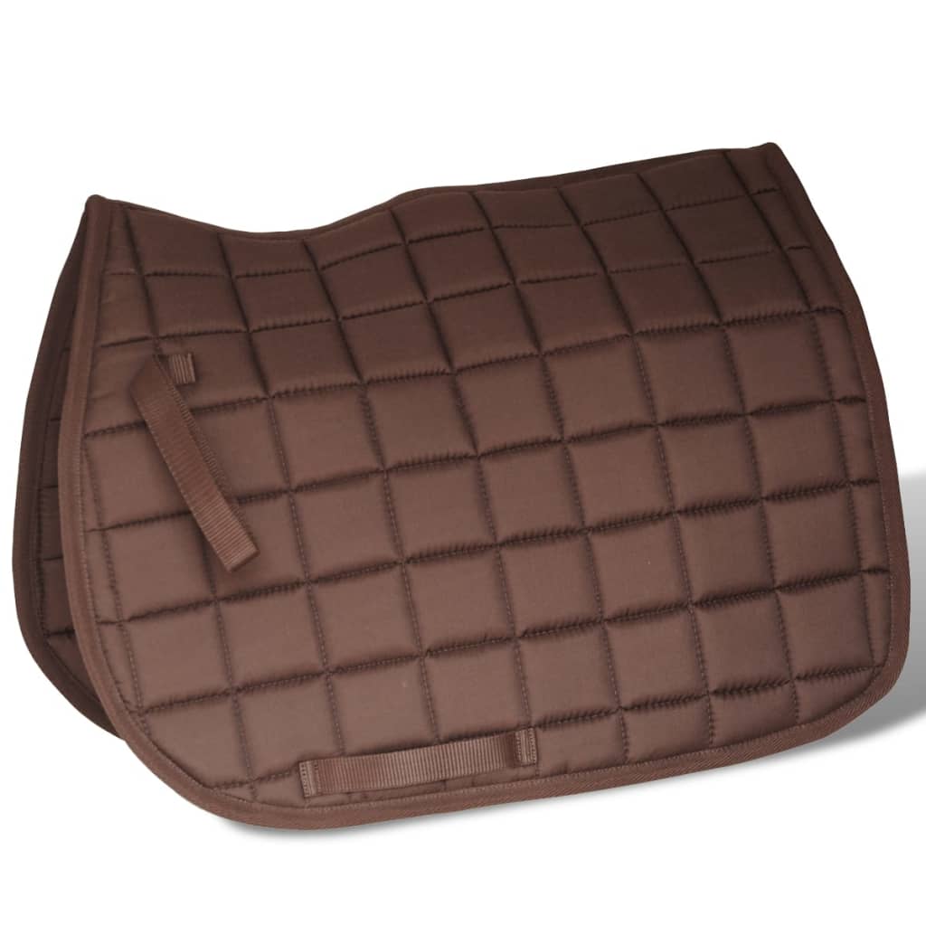 Ridesal 17,5" ekte skinn brun 18 cm 5-i-1