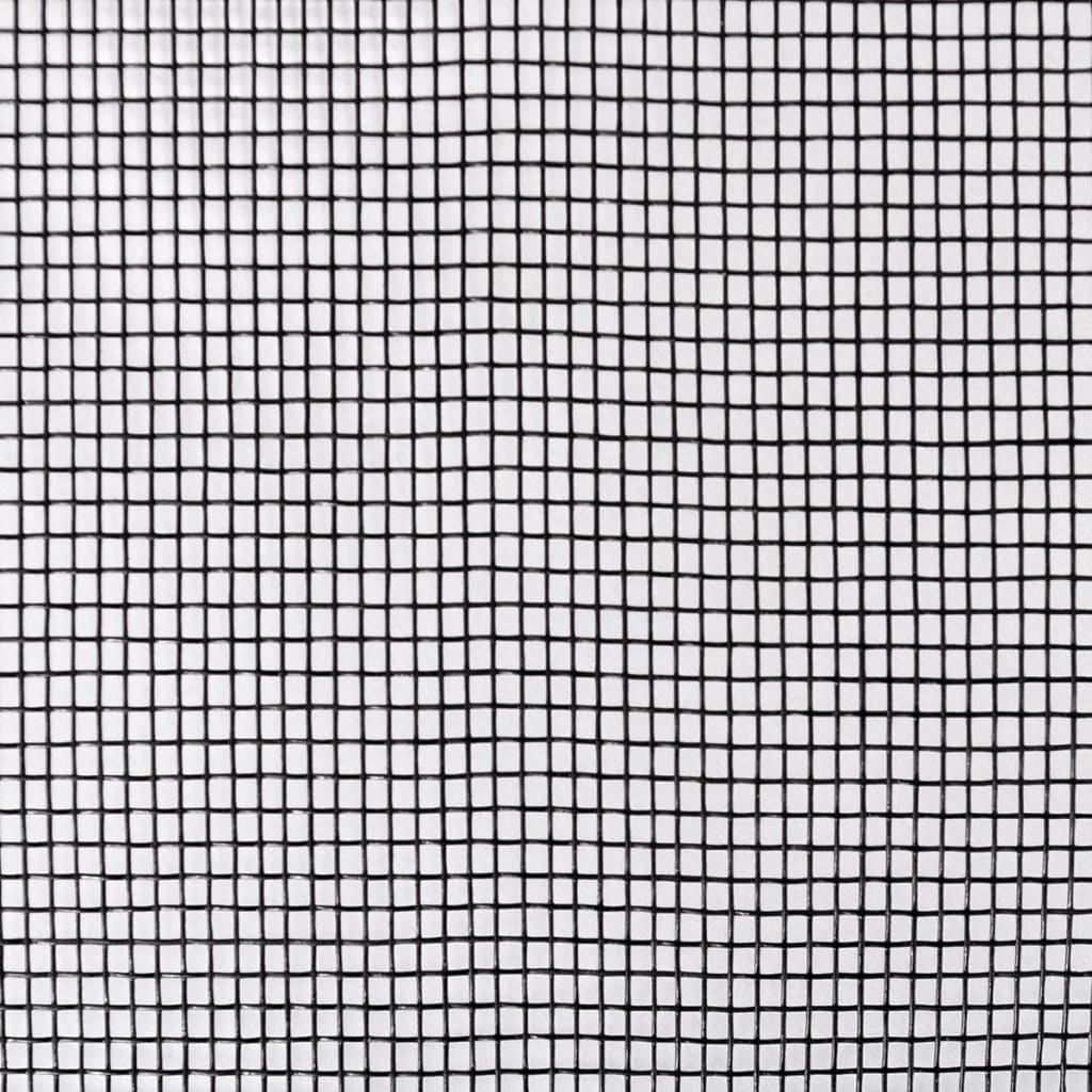 Nettingskjerm glassfiber 100x1000 cm svart