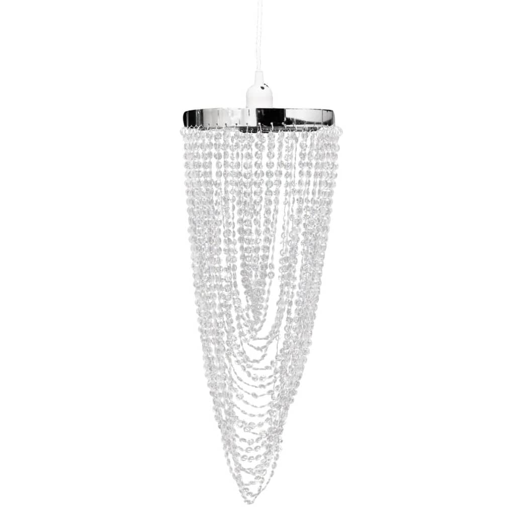 Taklampe/lysekrone crystal 22 x 58 cm