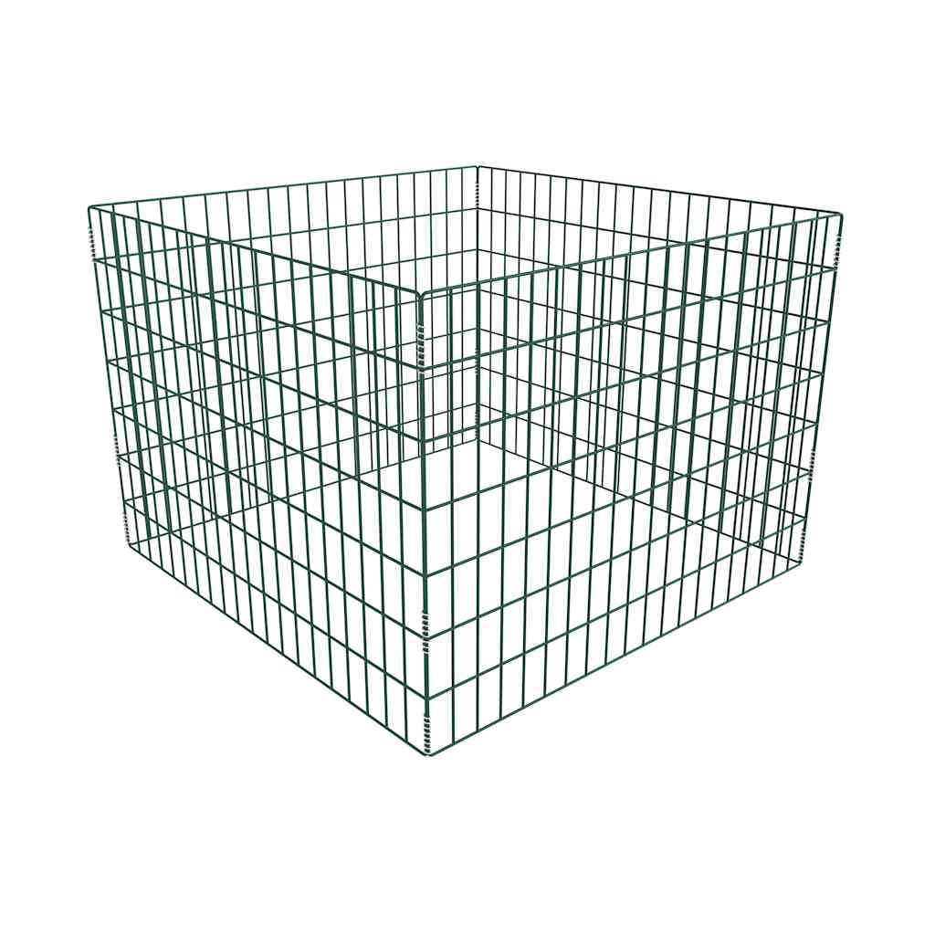Kompostkasse med kvadratisk netting 100 x 100 x 70 cm