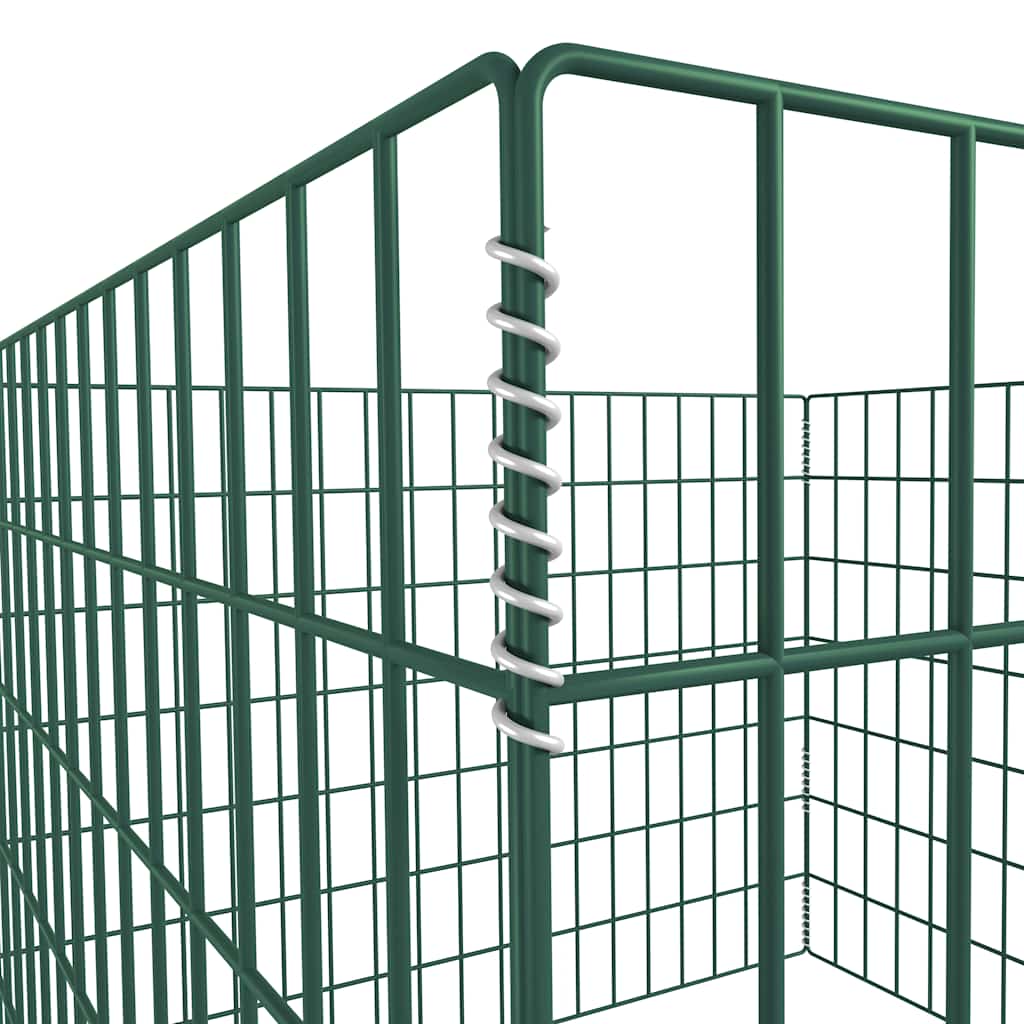 Kompostkasse med kvadratisk netting 100 x 100 x 70 cm