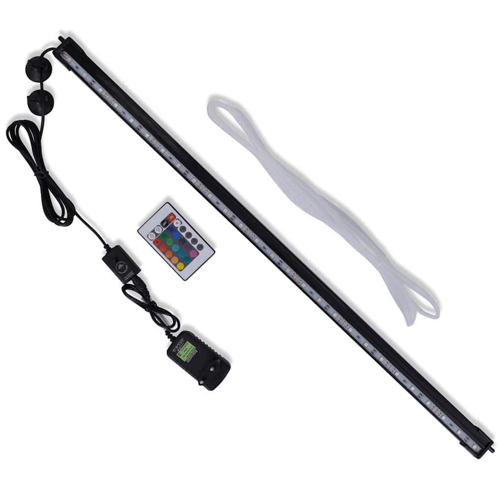 Boblelampe for akvarium RGB 71 cm vidaXL