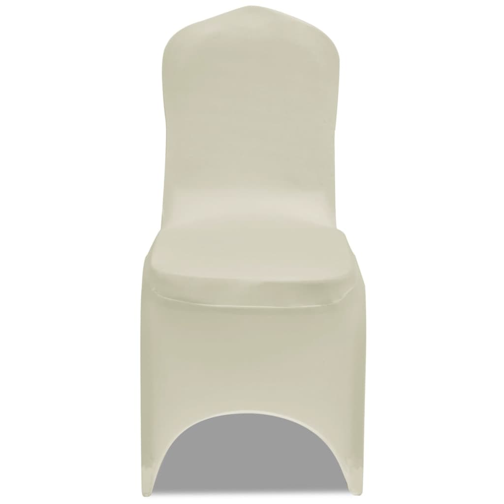 Stoltrekk stretch kremhvit 6 stk