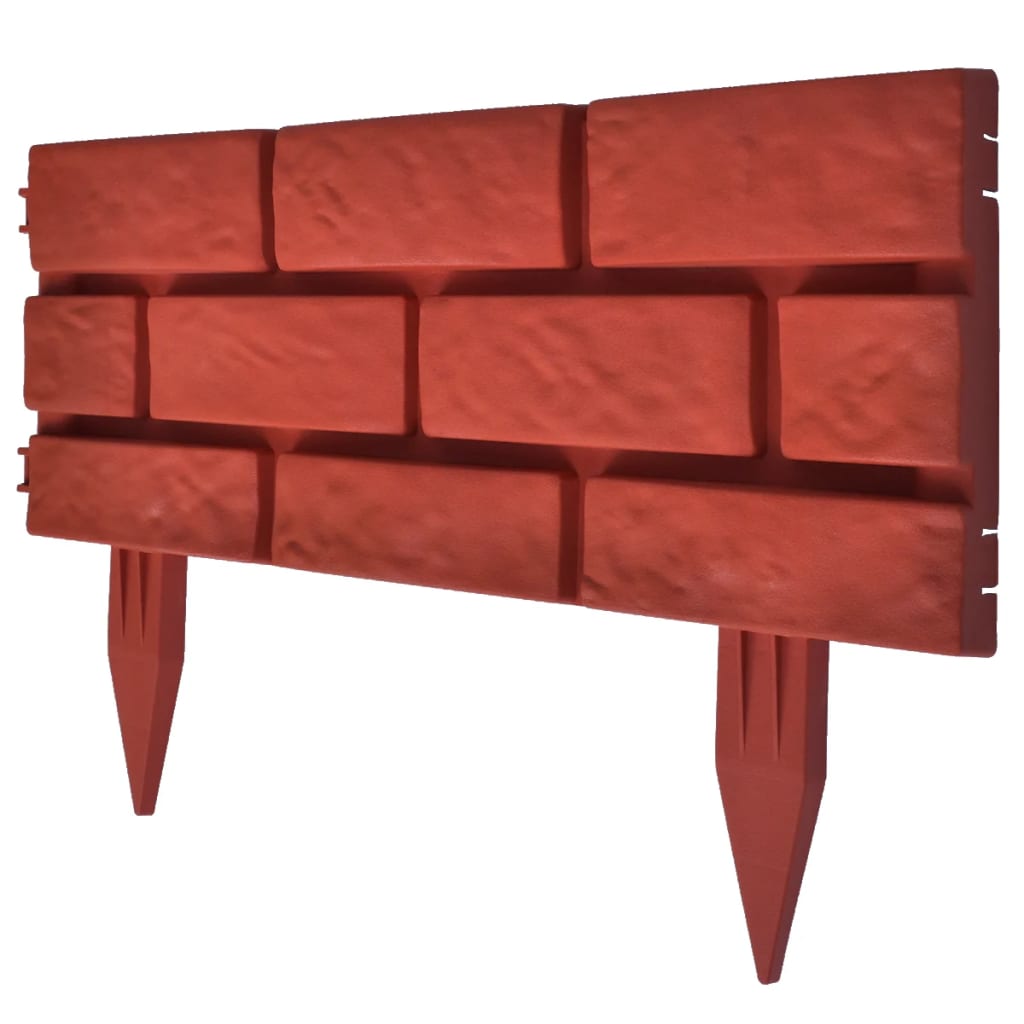 Plenkant med mursteindesign 11 stk