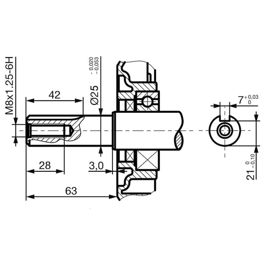 Bensinmotor 15 HP 11 kW svart