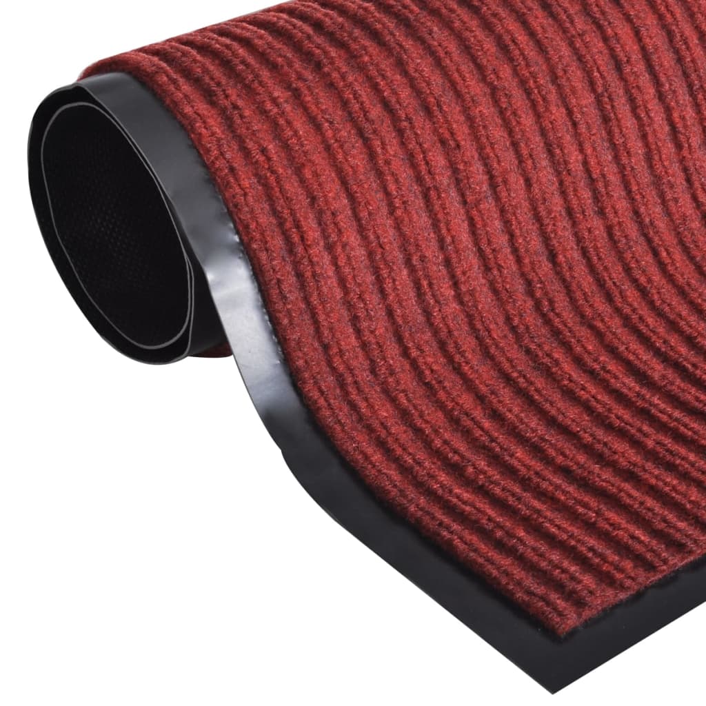 Dørmatte rød 120 x 180 cm PVC