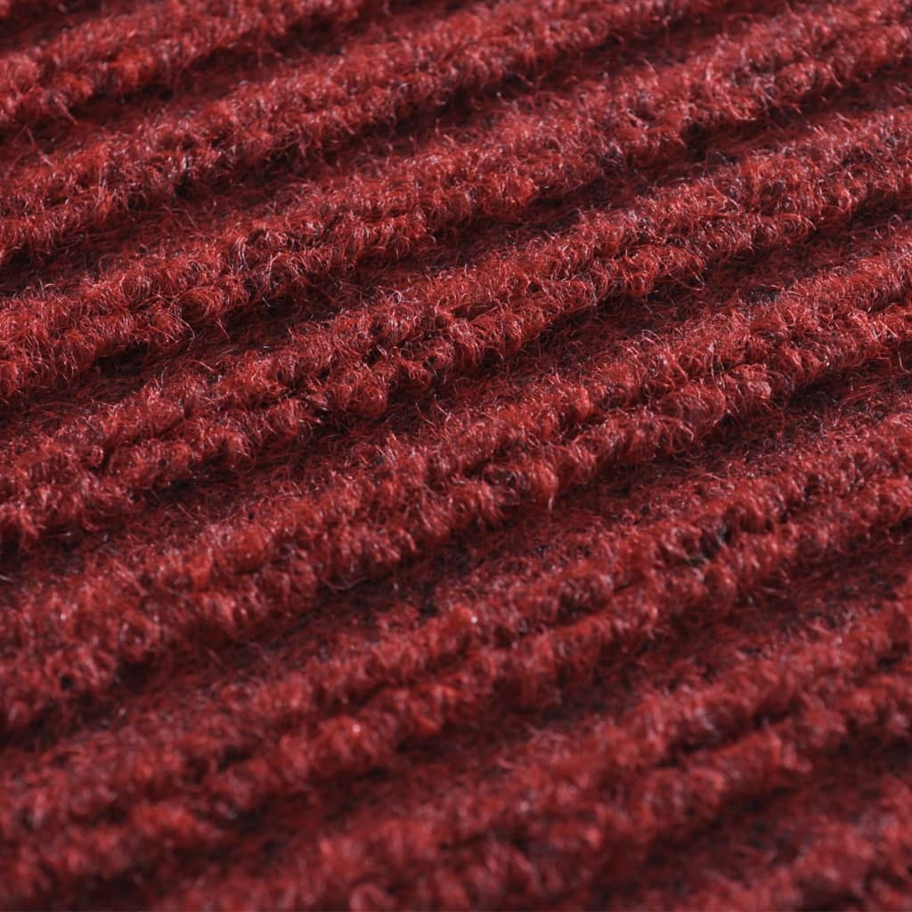 Dørmatte rød 120 x 180 cm PVC