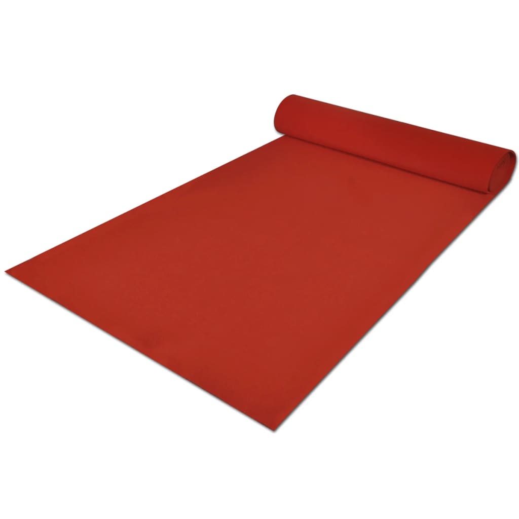 Rød løper/teppe 1 x 5 m Ekstra tungt 400 g/m2 '