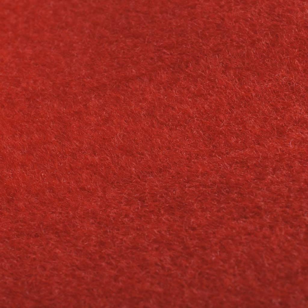 Rød løper/teppe 1 x 5 m Ekstra tungt 400 g/m2 '