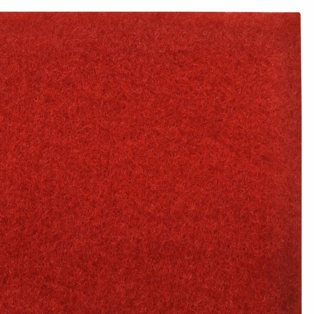 Rød løper/teppe 1 x 5 m Ekstra tungt 400 g/m2 '