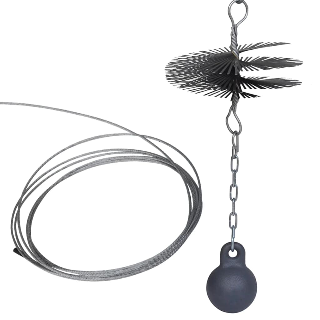 Skorstein Børste Rund Diameter 15cm