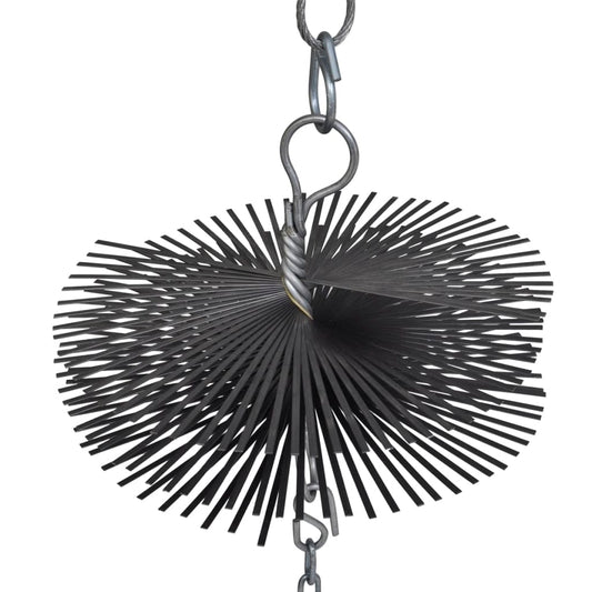 Skorstein Børste Rund Diameter 20cm