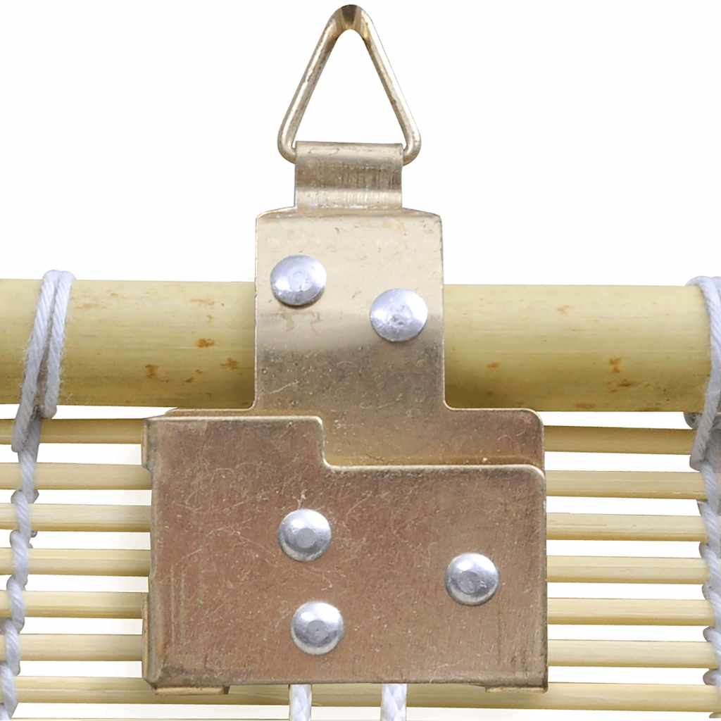 Rullegardiner naturlig bambus 80 x 160 cm vidaXL