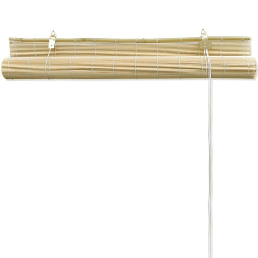 Rullegardiner naturlig bambus 120 x 220 cm