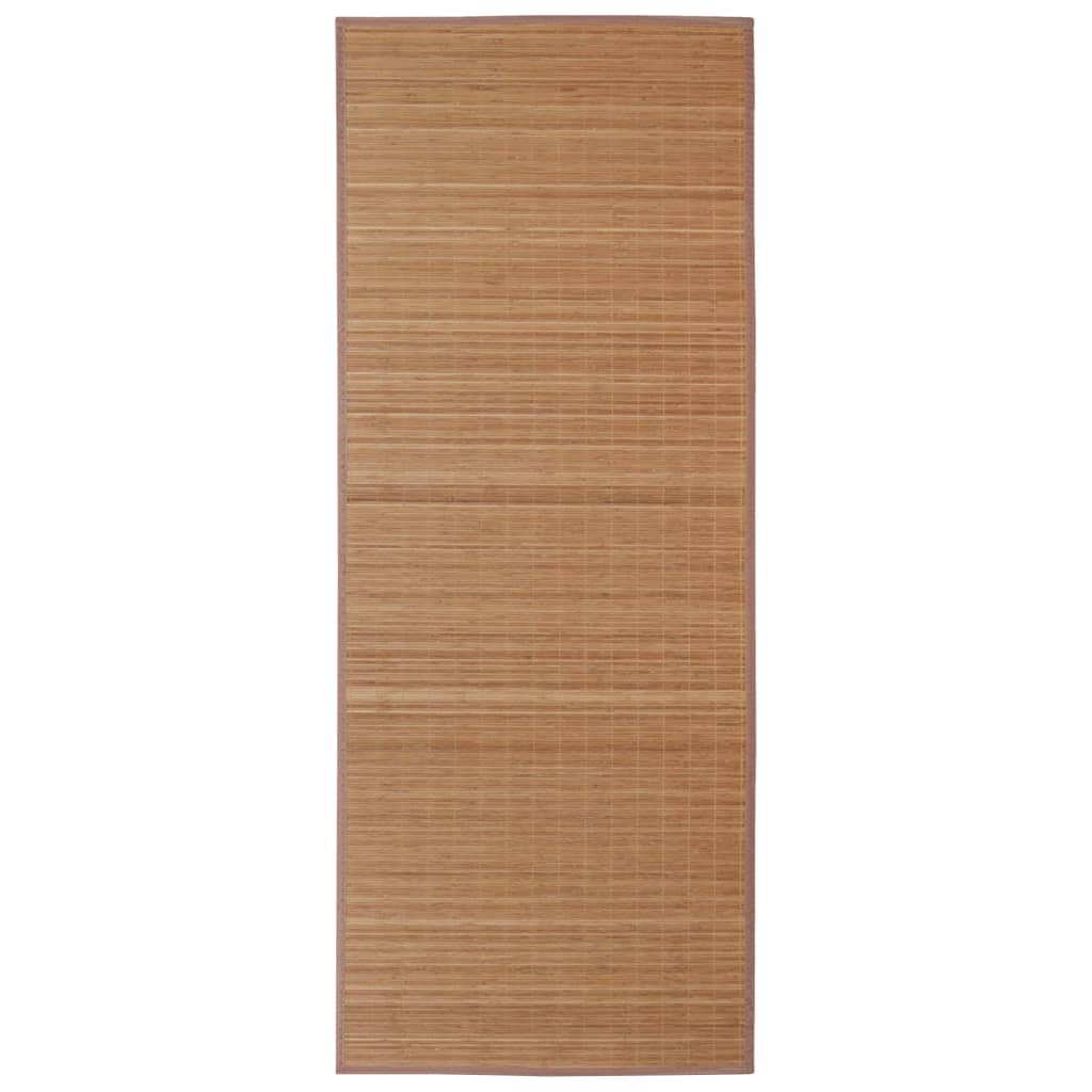 Teppe naturlig bambus rektangulært 80 x 300 cm