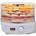 Matdehydrator med 6 stablebare skuffer rund