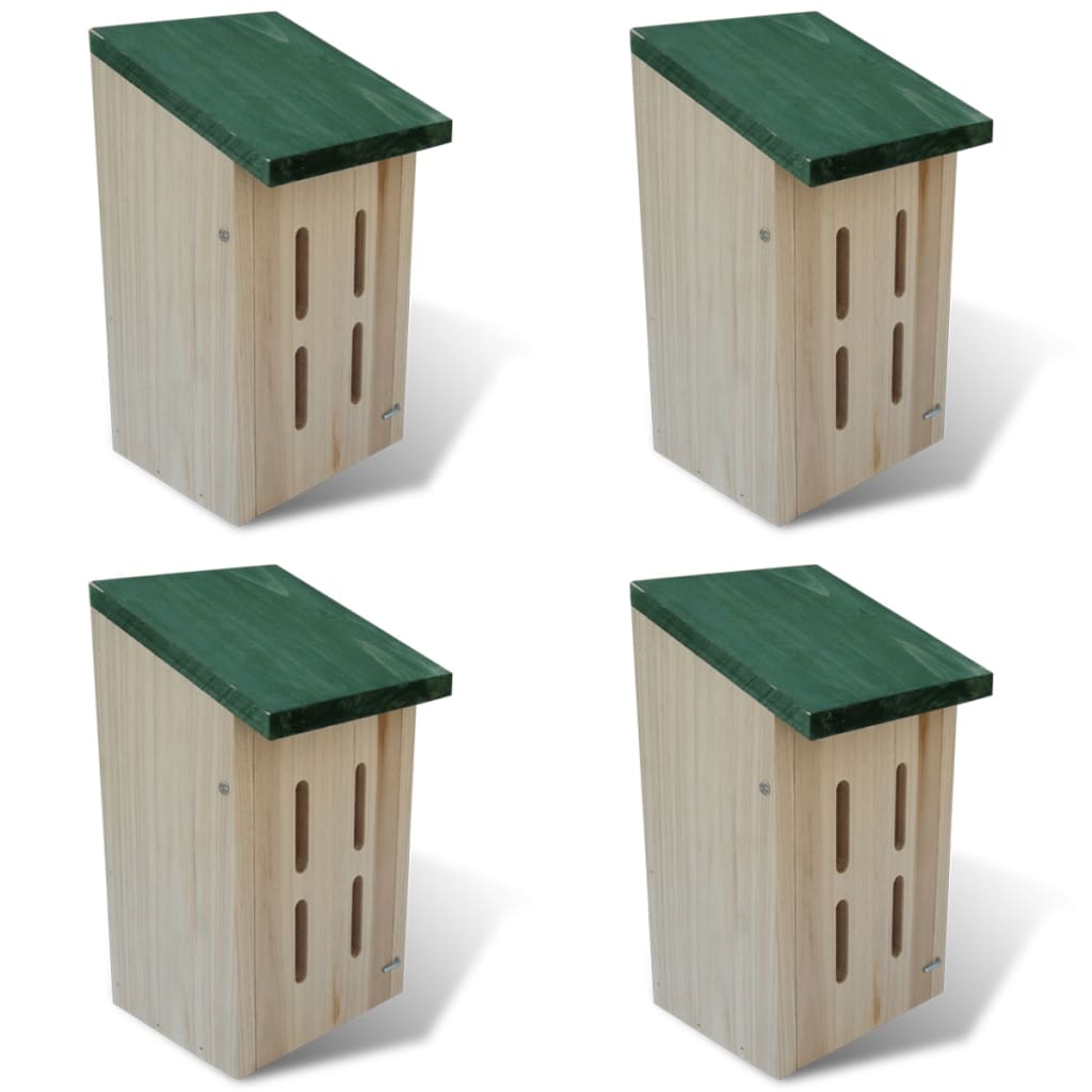 Sommerfuglkasse 14 x 15 x 22 cm 4 i sett vidaXL