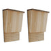 Flaggermuskasse 22 x 12 x 34 cm 2 stk vidaXL