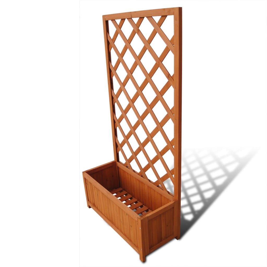 Blomsterkasse med espalier 70 x 30 x 135 cm