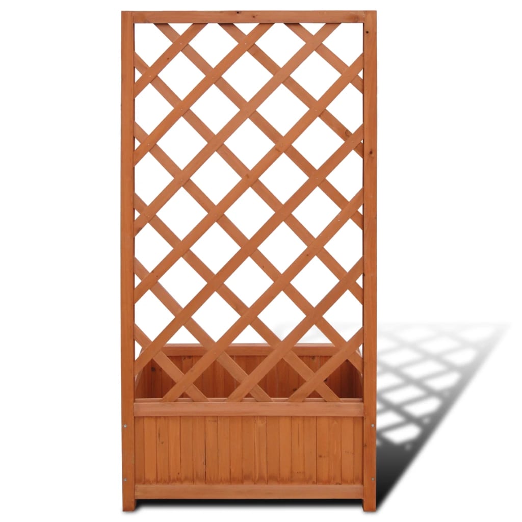 Blomsterkasse med espalier 70 x 30 x 135 cm