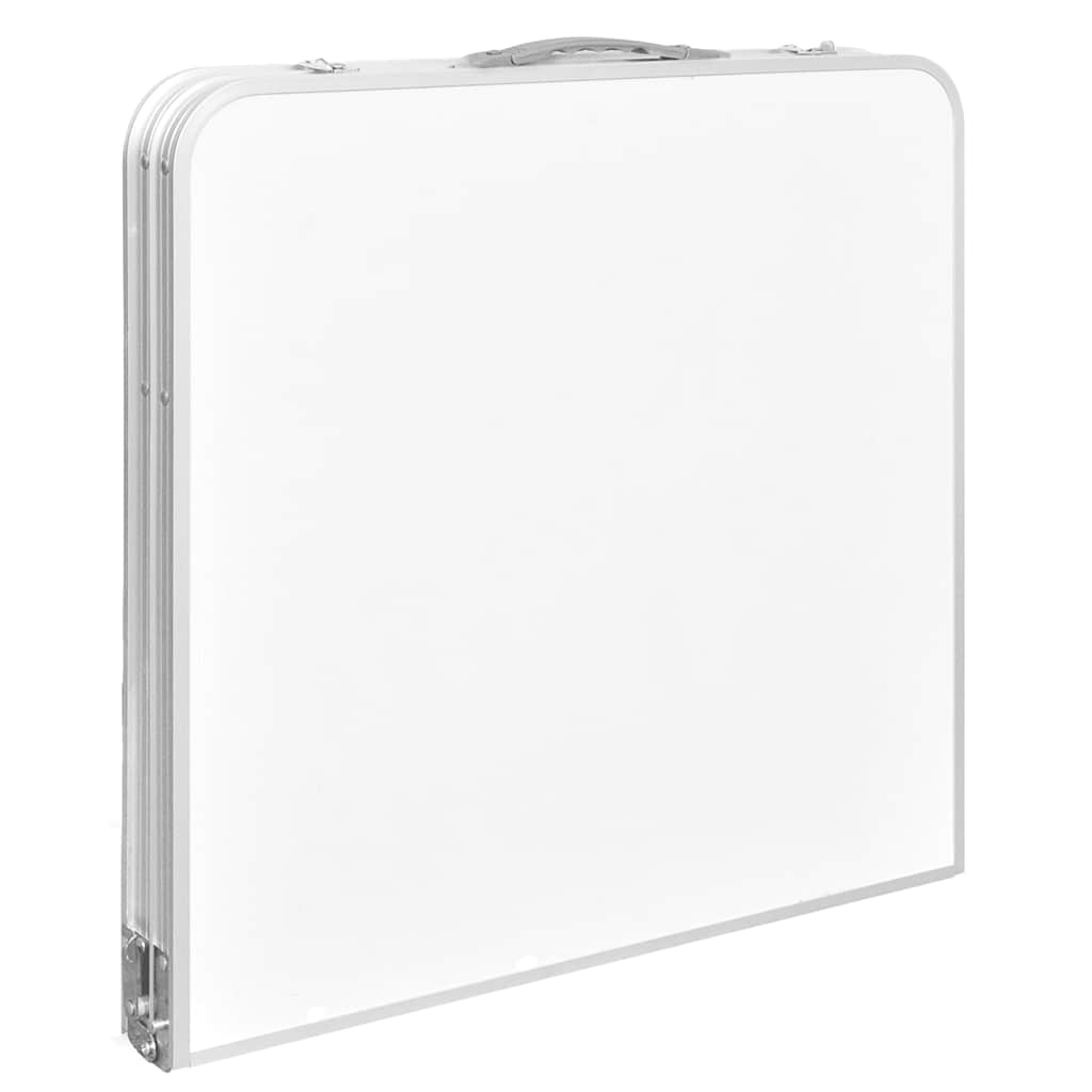 Sammenleggbart campingbord høydejusterbar aluminium 120x60 cm vidaXL