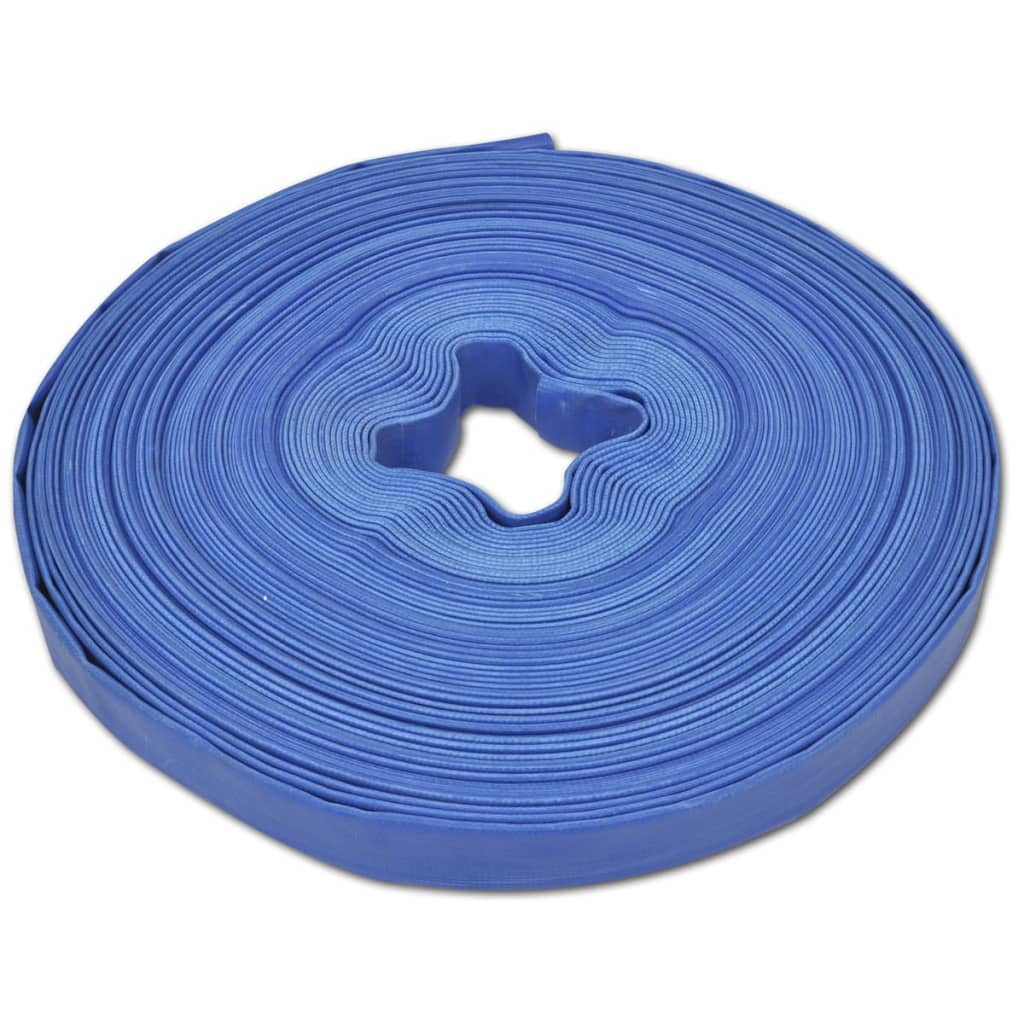 Flat vannslange 50 m 1" PVC