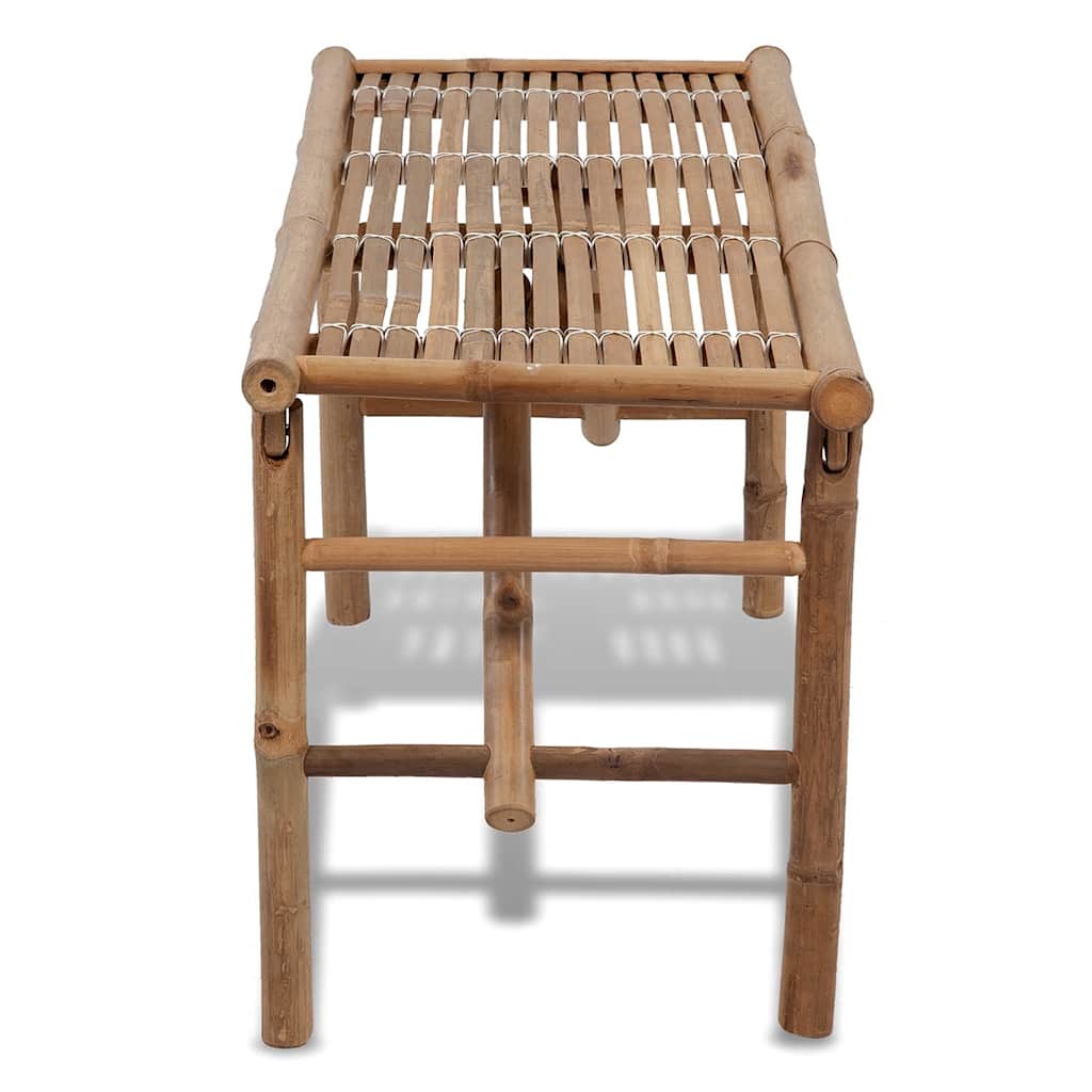 Sammenleggbar hagebenk 118 cm bambus vidaXL